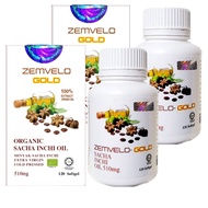 Official Store Zemvelo Gold Sacha Inchi Oil Softgel 2×( 510mg x 120 Capsules) DND369 Dr. Noordin Darus