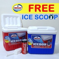 OROCAN BRAND COOLER BOX / ICE BOX CHEST INSULATED COOLER BOX 8-LITERS FOOD CONTAINER