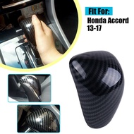 【BET】Carbon Fiber Gear Shift Knob Cover Trim Interior Decor For Accord 13-17[my]