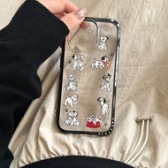 Cute Cartoon Apple 17pro Play Spot Puppy Apple 17promax Suitable for Apple 17/16promax Phone Case 15