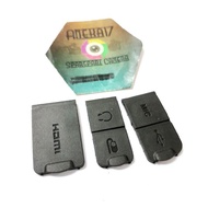 Rubber USB MIC HDMI Rubber USB MIC HDMI For Nikon D7200 D-7200 BLACK (One set)