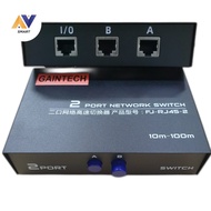 NETWORK LAN RJ45 SWITCH 2 PORT GAINTECH