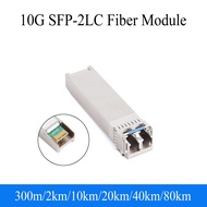 40KM-80KM 1PCS 10G SFP Module Single/Multimode Multifiber 2 LC Fiber 1310nm/1550nm Transceiver Modul