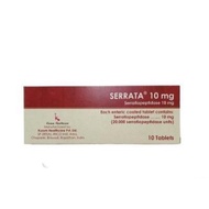 Serrata 10mg tab 10's (1papan)