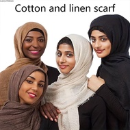 CLEIGHTEEN8H Hijab Scarf, Solid color Breathable Turban Shawl, Crinkle Big Size Hijab Hood