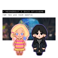 Netflix Wednesday Addams & Enid Sticker