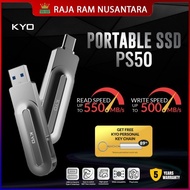 KYO PS50 256GB PORTABLE SSD USB 3.2 TYPE C EXTERNAL SSD EXTERNAL USSD BEST QUALITYOriginal