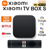 FVBGNHBVCS Global Version Xiaomi Mi TV Box S 2nd Gen 4K Dolby Ultra HD Android TV WiFi Google TV Netflix Smart TV Mi Box 4 Media Player