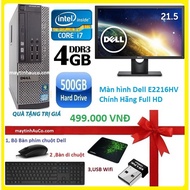 Dell optiplex 390 Synchronous Desktop Computer (Core i7 / 4G / 500G) Dell 21.5 Full HD - Wide - Led, Gift