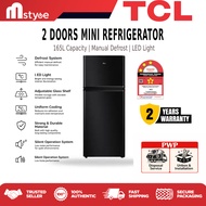 TCL 2 Door Refrigerator 168L / 280L / 380L Top Mount Fridge – Energy Saving, No Frost, Adjustable Sh