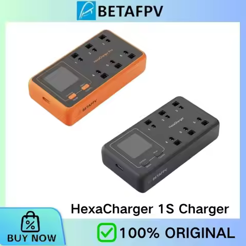 Hot BETAFPV HexaCharger 1S 24W 78W 6 Ports Fast Charger for FPV Tiny Whoop Drone 1S LiPo LiHV Batter