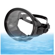 Snorkeling Mask 180 Degree Wide View Diving Mask Oval Oval Frameless Silicone Strap Freediving Mask