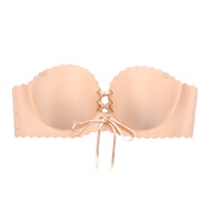 Áo Ngực Không Dây Invisible Gathered Anti-slip Bralette Adhesive Small Bra Top Push up No Strap Beau