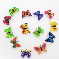 Colorful Luminous Butterfly Night Light Can Paste 3D Stereo Night Light Luminous Butterfly Wall Stic