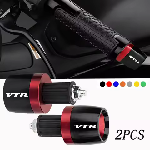 Motorcycle Handlebar Grips Ends Handle Bar Cap End Plug For HONDA VTR1000 VTR 1000 SP-1 SP1 SP-2 FV 