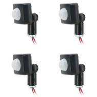 4X 220V Mini Human Body Infrared Sensor Infrared Body Sensor Switch LED Flood Light PIR Motion Senso