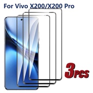 1-3Pcs 9H Curved Tempered Glass For Vivo X200 Pro Screen Protector For VivoX200 X200 Pro X200 200Pro