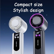 Mini Handheld Fan199 Speed High Speed Turbo Fan Portable LED Display USB Rechargeable Fan