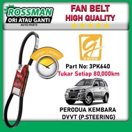 PERODUA KEMBARA DVVT (P.STEERING) PREMIUM GAIDO FAN BELT - 3PK640