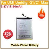 100% New High Quality 3.87V 5150mAh Mobile Phone Battery for UMI Umidigi G1/C1 Max