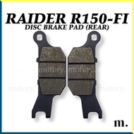 SUZUKI RAIDER R150 FI - DISC BRAKE PAD (REAR) RAIDERR150FI RAIDER R150FI