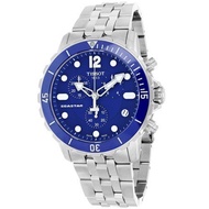 (Tissot) Tissot Men s T0664171104700 Seastar Stainless Steel Watch with Link Bracelet