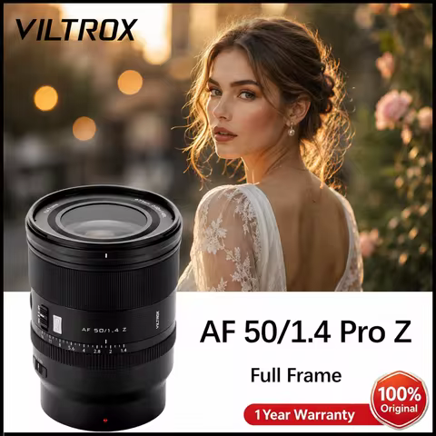 VILTROX 50mm F1.4 Pro Auto Focus Bright Aperture Prime Lens for Nikon Z Mount Z6 III Zf Z8 Z9 Z30 Zf