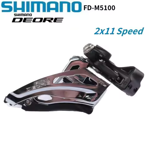 Shimano Deore M5100 Front Derailleur 2x11 Speed High Clamp For Mountain Bike MTB FD-M5100-M Bicycle 