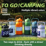 Thermos Bottle 4000ml/2500ml/2000ml/1500ml Tumbler with Handle S304 Thermal Bottle Insulated Stainle