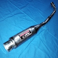 AHAU drag bike style motorcycle exhaust Jupe supra Revo Vega etc.