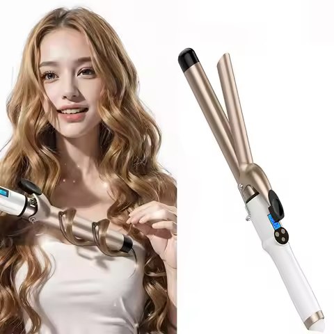 Waves Hair Curling Iron LCD Electric Roller Curls Hair Styling Tool Hair Clips Crimper Curler Modele