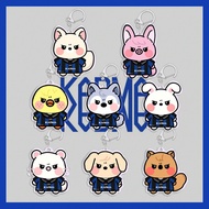 S/TrayKids SK SKZOO Acrylic Keychain KARMASKZOO Character Keyring Cute Bag Charm & Fan Gift Collecti