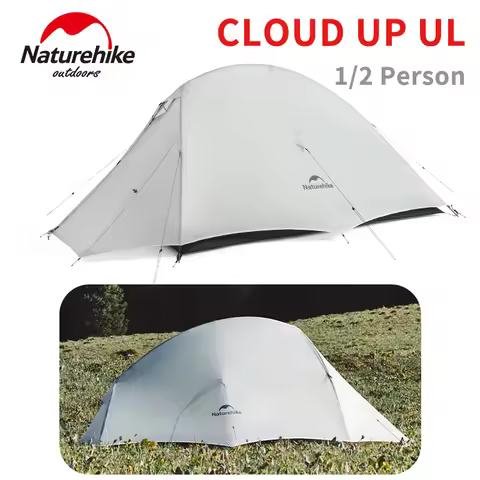 Naturehike Cloud Up UL Tent Ultralight 1-2 People Double Layer 15D Waterproof 3 Seasons Camping Hiki