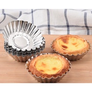 Egg Tart Mold Cake Aluminium Alloy Tart Mould Baking Tool Cupcake Egg Tart/Tart Tart Acuan Kek Alumi