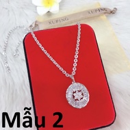 Dây Chuyền Nữ Bạch Kim Thiết Kế Hàn Quốc M2 - Thúy Phụng - D170572 - { Sáng Như Vàng Thật - Chất Liệ