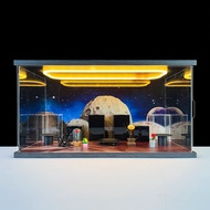 Hirono Little Prince Collaborative Series Acrylic Display Case with Light Dustproof Home Living Room