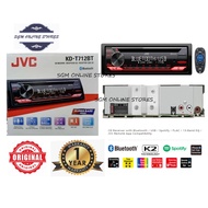 JVC KD-T712BT - Car Player with Bluetooth / USB / Spotify / FLAC / 13-Band EQ / JVC Remote App Compa
