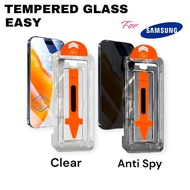 Tempered Glass Easy Fit Samsung F12 F16 F22 F23 F32 F41 F42 S10 S20 S21 S23 S24 Note 10 20 Lite Plus