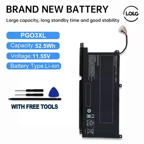 LOLG 11.55V Laptop Battery PG03XL For HP Pavilion15-DK 15-dk0125TX 831758-005 831532-422 HSTNN-DB9G 