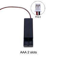 YuXi AAA 2 Slot Battery Holder 3V Battery Box Case With On/Off Switch With PH2.0 XH2.54 SM Dupont US