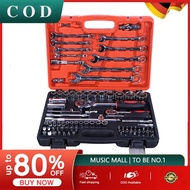 82/53/46 PCS Tools Socket Wrench Set Bicycle Car Repair Tool Box Professional Torque Tool