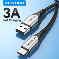 Vention USB Cable Type C Cable 3A Fast Charging Nylon USB C Cable For OPPO VIVO Samsung Galaxy