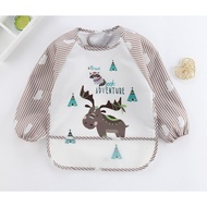 Newborn Baby Apron Water-Proof Eating Drawing Clothes Reversal Clothes Childrens Clothing Polyester