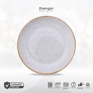 Sango Java Barley Cream Coupe Plate 20cm Coupe Plate Ceramic Hotel Restaurant Cafe