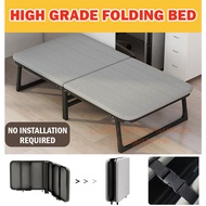High Grade Folding Foldable Single Thick Portable Mattress Wide Metal Bed Frame