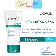 Uriage Hyséac SPF50 UVB+UVA Fluide Oily, Acne Cough Sunscreen 50mL