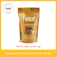 Heal Signature Chocolate Protein Shake Powder - Dairy Whey Protein (15 servings) HALAL - Meal Replacement Whey Protein