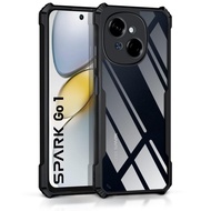 IPK! Hard Case Bumper Ipaky Clear TECNO SPARK GO 1 30 30C 20 20C PRO 10-NFC 9T 8C 7 6 GO 5 PRO PLUS 