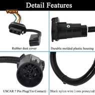 7-Way 4-Way Adapter 7-pin Connector 4-pin Connector Plug-and-play Installation