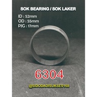 6304 Silver Bearing Socket Diameter 52mm